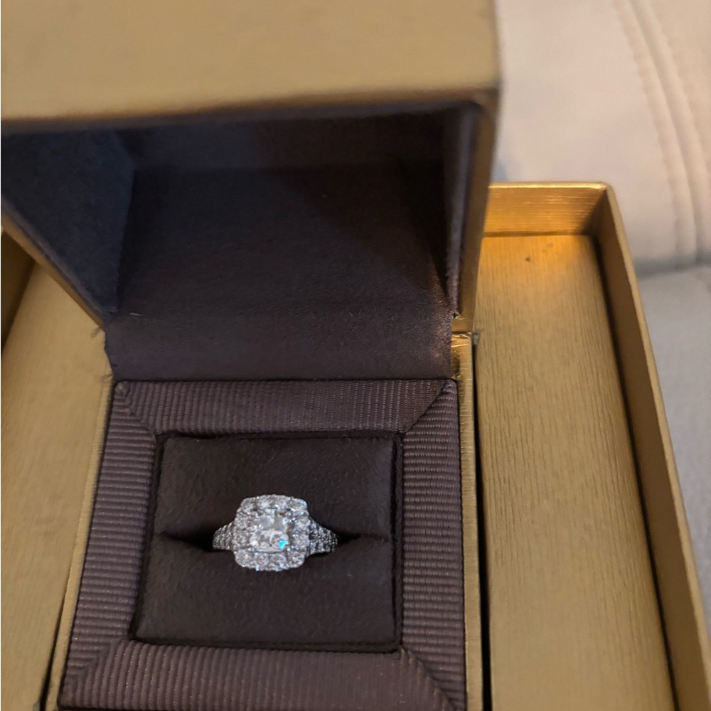 Neil lane engagement ring and wedding band
